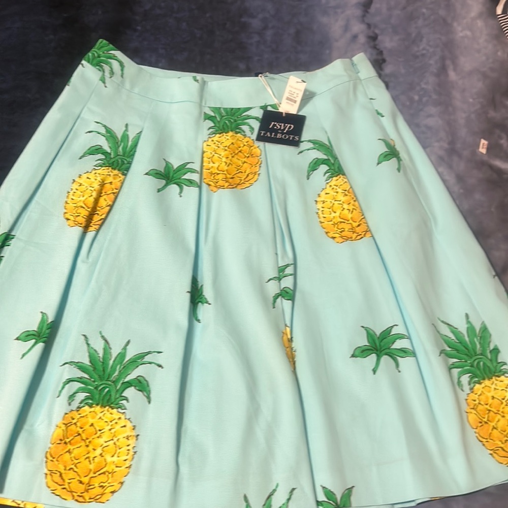 Rsvp by Talbots a line pleated skirt